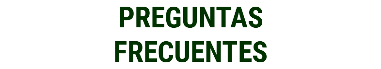 PREGUNTAS FRECUENTES